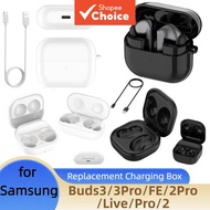 Replacement Charging Box for Samsung Buds 3 3Pro Charger Case for Galaxy Buds FE / SM-R175 / R170 / 
