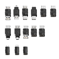 Usb Microusb /mini Usb Male Female Converter Adapter Usb Changing Adapters