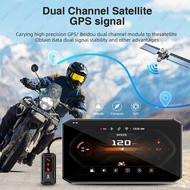 Motorcycle Recorder CarPlay Android Auto Navigation Monitor with Remote Control DVR Bluetooth BSD Ve