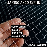 Anco shrimp net 3/s 4 inches 0.28 string sizes from 120, 120, 120, 120 cm to 250, 50 cm for small fi