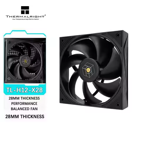 Thermalright TL-H12-X28 28mm thickness performance balanced fan three-phase six-pole motor ROYAL PRE