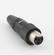 ▶REANREAN TA4F Mini Xlr 4 Pin Little Lock Connector Mini XLR4-Pin จอภาพปลั๊กตัวเมียปลั๊กไฟW302