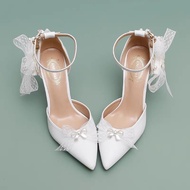 Bridal wedding shoes, party shoes T.Ke "ANNA". Gentle lady. Height 3cm -5cm-7cm-9cm. Square heels 7c