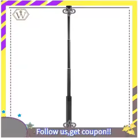 AU33-For DJI OM 4/ OSMO Moblie 3/2 Tripod Extension Pole Selfie Stick Rod For OSMO Pocket/ Insta360 