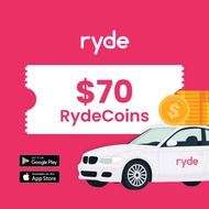 SGD70 - Ryde Voucher Code (Credit in Ryde wallet by 30 June 2026)