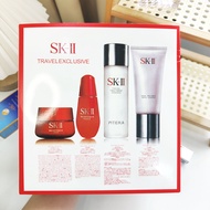 ของแท้ / เซ็ต SK-II Organic set 4 pc /โทนเนอร์ เซรั่ม ครีมบำรุง โฟมล้างหน้า / ดูแลผิวหน้า
