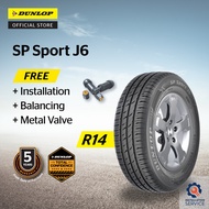 Dunlop SP Sport J6 R14 175/65 185/60 165/60 185/70 (with installation)