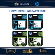 Original HP67 HP67XL HP 67 67XL Black and Color Ink Cartridge 3YM55A/3YM56A/3YM57A/3YM58A HP2720 Pri