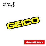 CAHAYA GEICO Cutting Stickers for Motorcycles, Cars, Helmets, etc. can light up when exposed to ligh