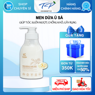 Men Dừa Ủ Xả Tóc Konus - Kem Xả Tóc Mềm Mượt Tự Nhiên - Kem Xả Tóc Ngăn Xơ Rối Chẻ Ngọn