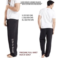 Men's Pants Life Is Good 02 Bold Lounge Black