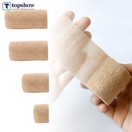 TOPSHOW 1Roll 450CM Medical Self-Adhesive Elastic Bandage Wound Bandaging Supplies Sports Training P