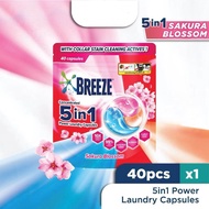 Breeze 5 in 1 Capsules Pouch Sakura Blossom 40pcs (420g)