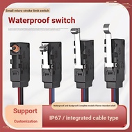 HQCG Waterproof G5W11 Normally Open 2 Wires 3 Wires Small Micro Switch 10A Stroke Limit Anti-dust D2