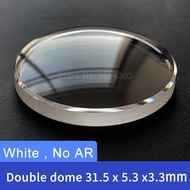 กระจกแซฟไฟร์โดมคู่ SKX007 MOD สำหรับ Seiko แบรนด์ SKX009 SRPD55ชิ้นส่วนนาฬิกาที่มีคุณภาพสูงคริสตัล S