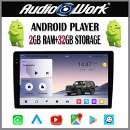 AudioWork U25 Kereta Android Player 9/10 Inci 2GB Ram 32GB Storrage