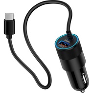 48W Fast Car Charger for iPhone 17 Pro Max/Air/16e/16Plus/15,Type C Car Plug Adapter Android Phone C