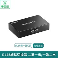 biaze RJ45 Network Switcher Two In One Out/One In Out