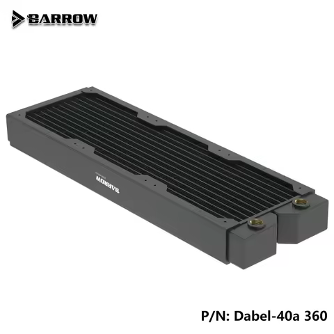 Barrow 360mm Radiator, 40mm Thickness Copper Cooler For 120mm Fans, PC Water Cooling Accessories ,Da