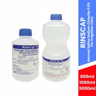 RINSCAP Normal Saline Sodium Chloride 0.9% For Irrigation (500ml / 1000ml / 3000ml)