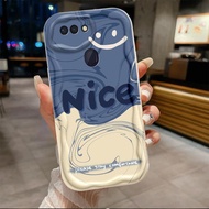 Casing For OPPO R15 PRO nice Wave Ice Cream pattern cute Girl Soft Phone Case Casing