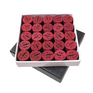 Czar Cue Tips M/H 14MM Red Billiards Tip With Pad Pool Cue Accessories 9 Ball Game Club Tip