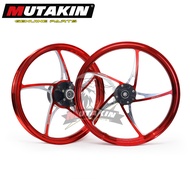 MUTAKIN X5 Pro CNC Mags Front Disc 4 holes Rear Disc 5 holes 1.6x1.6x17 Sniper 150 Sniper 155