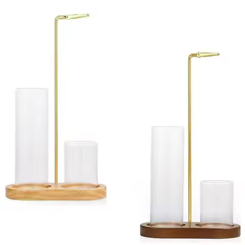 A88E-Glass Ash Catcher Included 2 In 1 Incense Holder For Sticks Anti-Ash Flying Incense Burner, Sti