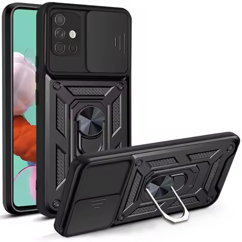 Shockproof Armor Case For Samsung Galaxy A51 A71 A52 A72 A32 4G 5G Car Holder Phone Cover For Galaxy