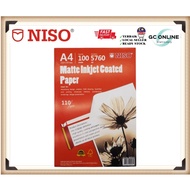 Niso A4 110gsm Matte Inkjet Coated Paper (100pcs/Pack)