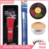 Halloween Artificial Plaa Face Body Oil Paint Skin Wax Set Special Effect Skin Nose Scar Wax Body Pa