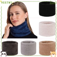 NEXTMY Winter Scarf, Keep Warm Solid Color Winter Snood Scarves, Plush Thick Neck Gaiter
