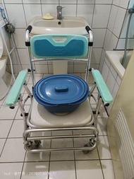 富士康可折疊子母坐墊便盆椅、洗澡椅