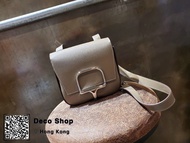 Hermes Etoupe/Sliver Della Cavalleria mini Bag 大象灰 銀扣 屁股包