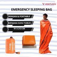 Emergency Thermal Bivvy Sleeping Bag Survival Kit Blanket Ultralight