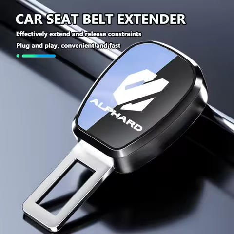 For Toyota Car Safety Belt Extender Seat Belt Cover Accessories Supra Prado Alphard Vellfire Crown S