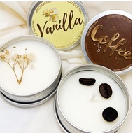 Oil for You - Sweet Scented Soy Candle 50 g Coffee and Vanilla Infused with Essential Oils
