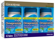 GoodSense Omeprazole Delayed Release Tablets 20 mg, Cool Mint, Acid Reducer, Treats Frequent Heartbu