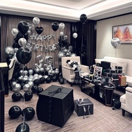 10th Birthday Happy Ceremony Decoration Balloon Party Boys Girls 18th Adult Ceremony Scene Decoratio