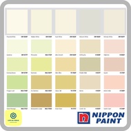 [Nippon Paint] 5 Liter Easy Wash Interior Wall Paint (Group 5) / Easywash Green Brown Pink