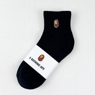Bape Socks Mid-Tube Socks Cotton Sports Socks Men Women ins Socks
