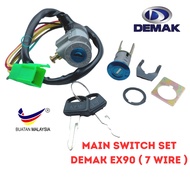 MAIN SWITCH SET MAIN SUIS SET KUNCI MOTOR SET KUNCI SUIS SET IGNITION SWITCH SET DEMAK EX90 7 WIRE D