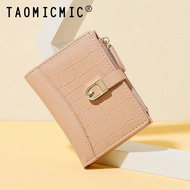 Taomicmic Korean New Style Fashion Ladies Wallet PU Foldable Card Holder Coin Purse