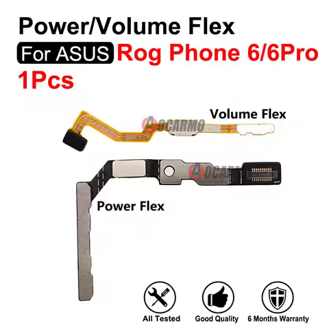 Power / Volume Buttons Up Down Flex Cable For ASUS ROG Phone 6 6Pro 7 ROG7 Rog6 Pro Replacement Repa