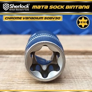 Sherlock 1/2 inch Drive Star Socket E18