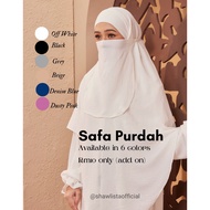 PURDAH SAFA BY SHAWLISTA NIQAB HAJI UMRAH KHIMAR WITH PURDAH