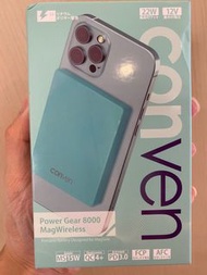 CONVEN PowerGear 超輕薄機背充電池，充電器