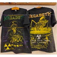 MEGADETH world tour '98 bio washed Big Screen vintage shirt Rock Band heavy