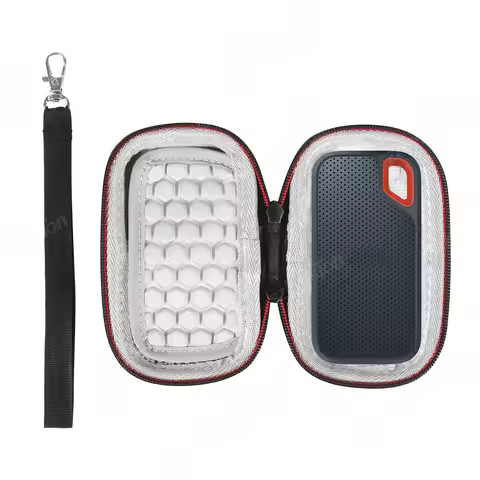 Storage Bags for SanDisk PSSD /E30 /E60 / E61 Solid State Drive Portable Box Travel Hard Cases Prote