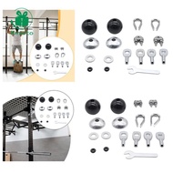 Kesoto Gym Machine Cable Ball Stopper Washer Kit Heavy Duty Cable Attachments for Home Gym Equipment